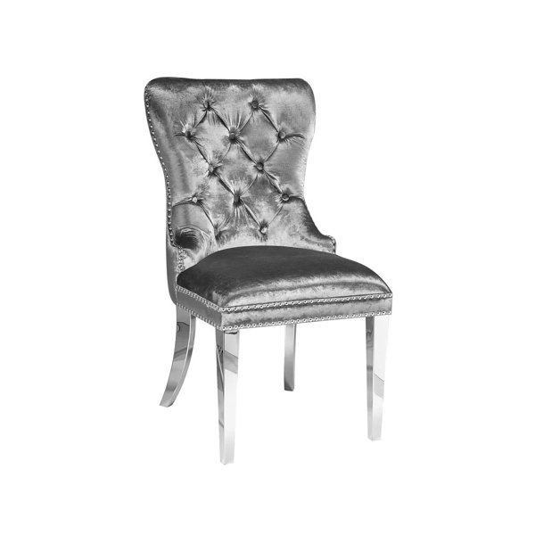 Rosdorf Park Tufted Velvet Upholstered Parsons Chair Wayfair